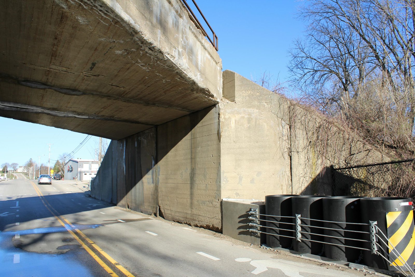 West abutment